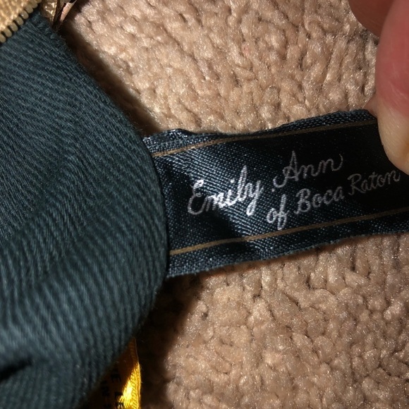 Emily Ann of Boca Raton Handmade Leather Clutch with Butterflies 8x6 - Picture 10 of 10